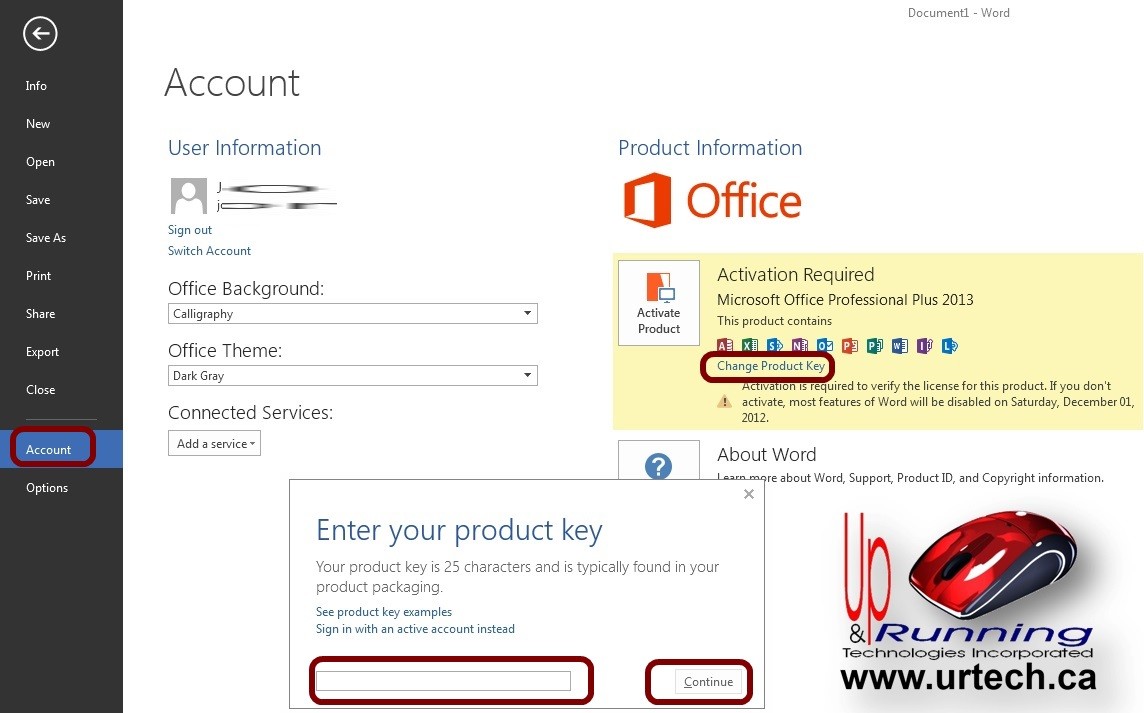 how to find microsoft office activation key 2013