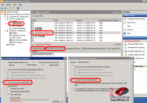 exchange-2010-login-owa-more-options-ecp-iis-fix-USE FORMS-BASED AUTHENTICATION-emc
