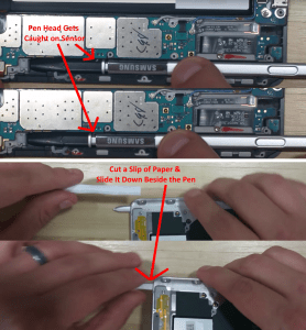 how-to-remove-a-stuck-samsung-pen-inserted-backwards