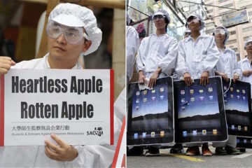 rotten apple - foxconn factories bad for workers
