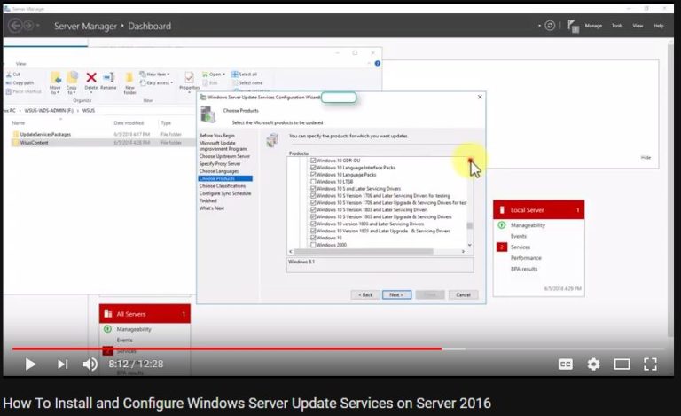 Install-Configure-Windows-Server-Update-Services-Server-2016