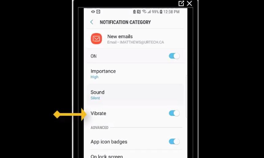 android-samsung-s9-email-vibrate-notification