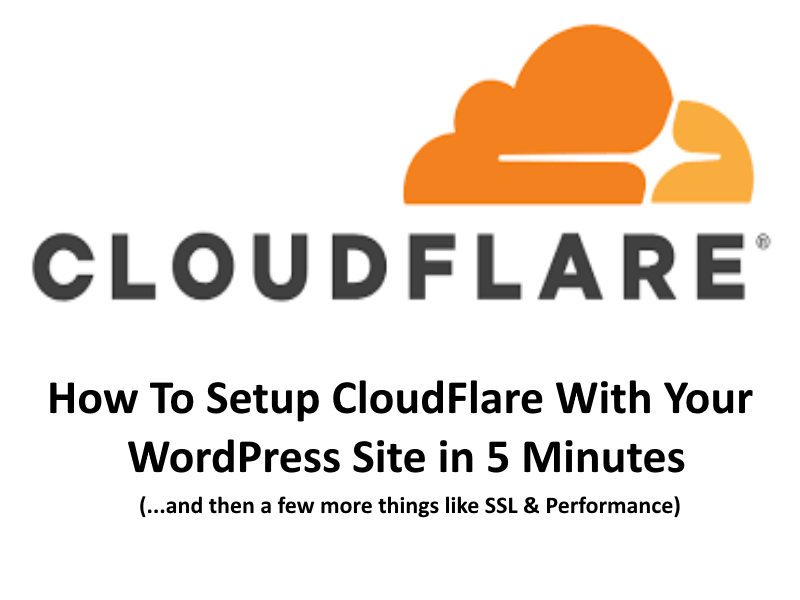 how to setup cloudflare with wordpress