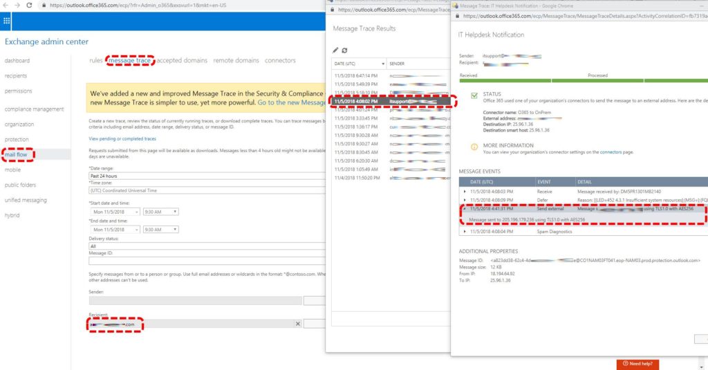 SOLVED How To Perform A Message Trace In Office365 Exchange Online