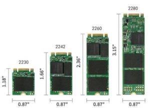 2230 vs 2242 vs 2260 vs 2280 SSD