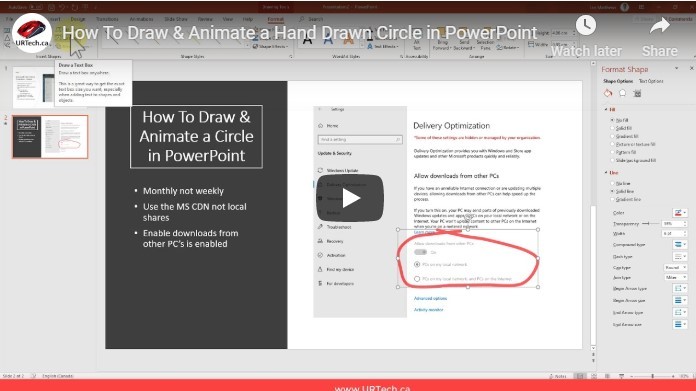 How To Draw & Animate a Hand Drawn Circle in PowerPoint