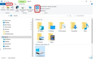 windows 10 file explorer settings