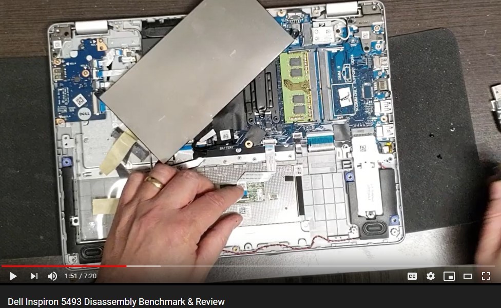 Dell Inspiron 5493 Disassembly Benchmark and Review
