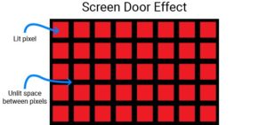 screen door effect