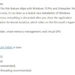 Windows Sandbox requirements and features