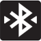 Bluetooth icon with triangle arrows - Bluetooth i communicating