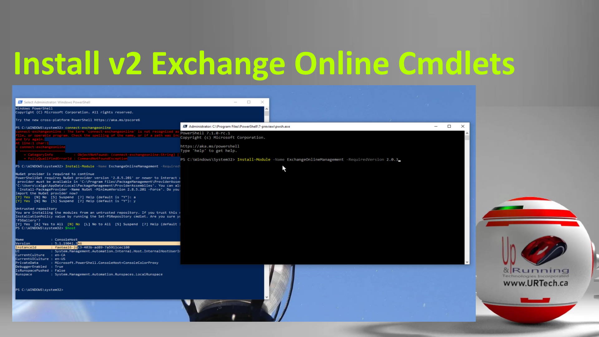 Install v2 Exchange Online Commandlets