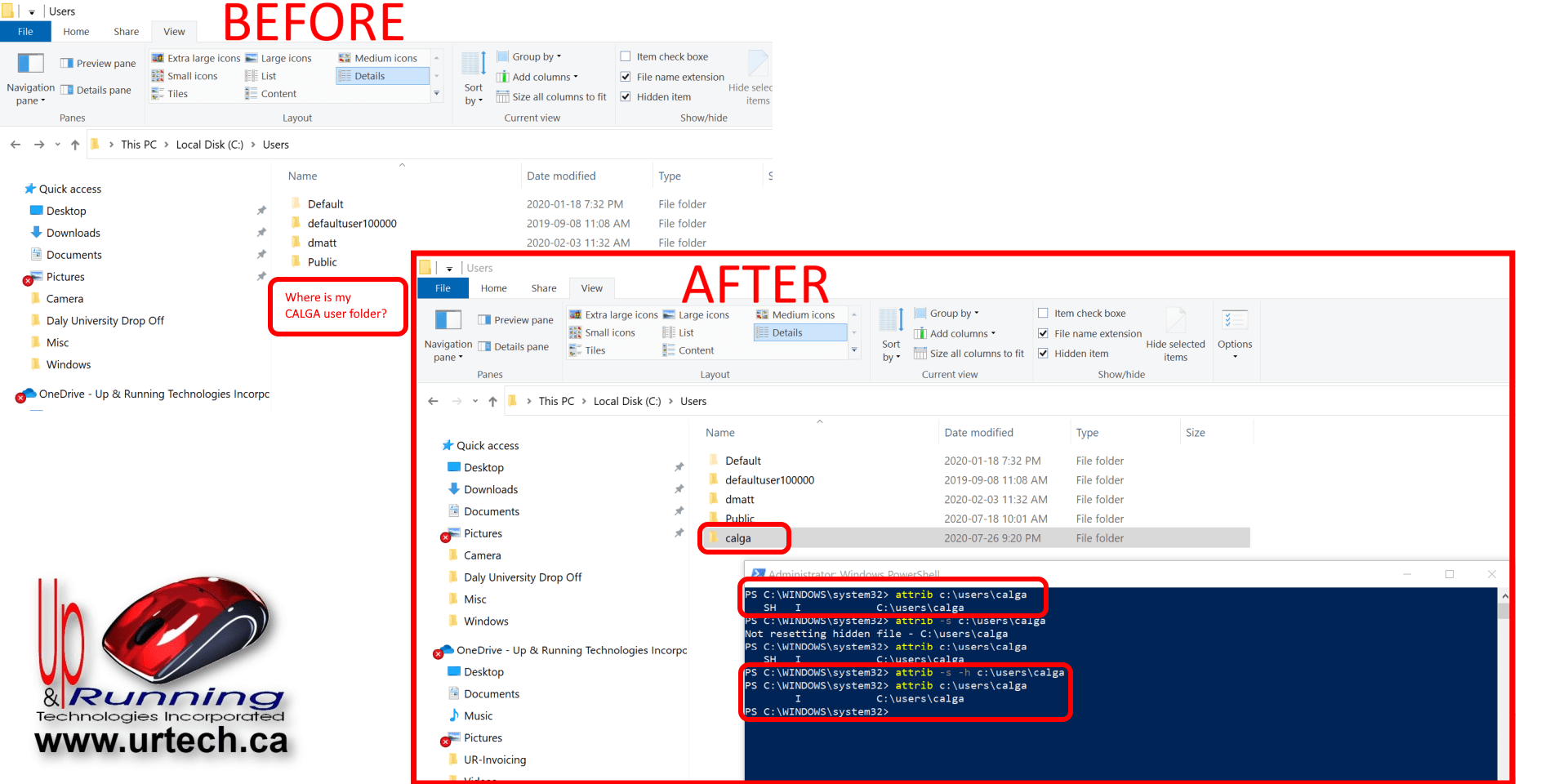 fix Windows Explorer Does Not Show User Profile Name in C USERS