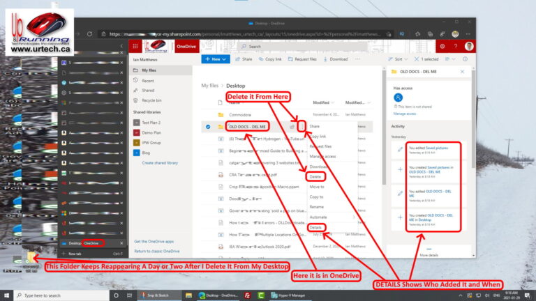 SOLVED Files Synced To OneDrive Keep Reappearing After Deletion Up Running Technologies 