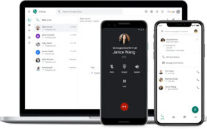 google voice to text message