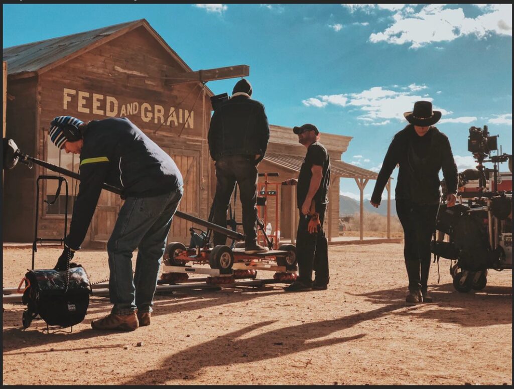 western movie filem crew dolly
