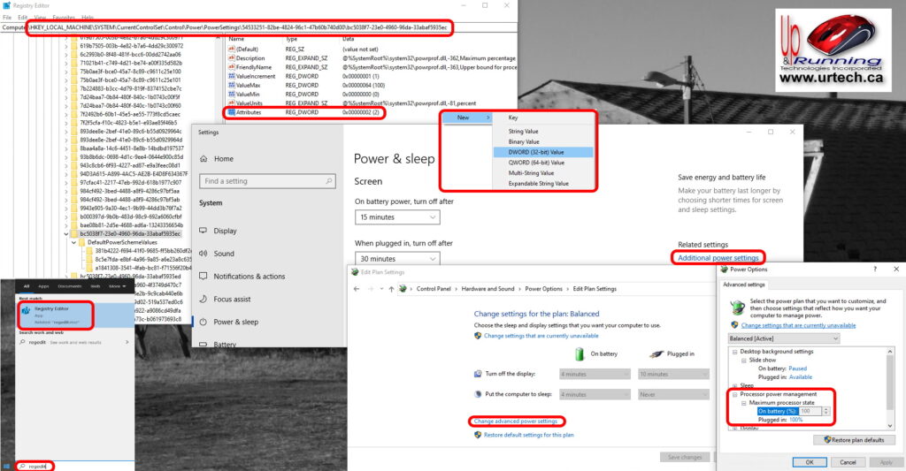 Missing Processor Power Management Settings Option In Advanced Power Options