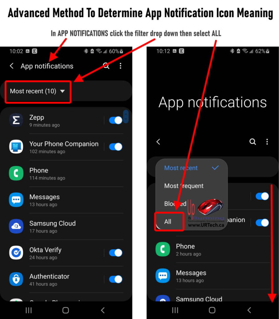 advanced method to determine app notification icon meaning