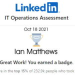 linkedin IT Operations badge