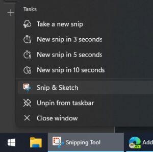 snipping tool still showing snip and sketch name in windows 11