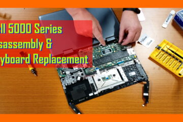 Dell 5000 Series Disassembly - Keyboard Replacement