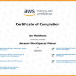amazon workspaces course certificate