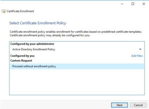 2 Certificate Services For a SAN Request Custom Request