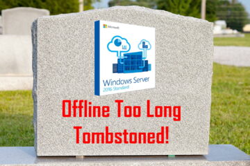 windows server offline dc tombstoned