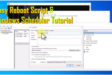 reboot script and task sched tutorial