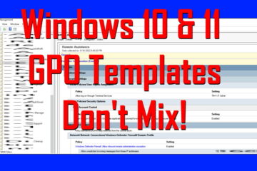 windows 10 and 11 GPO templates