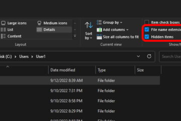 how to view hidden files and folders like appdata folder missing