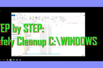 safely clean C Windows