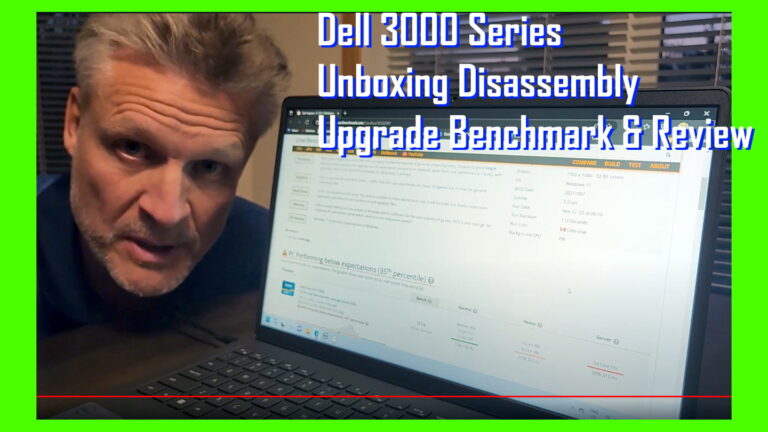 Dell 3000 Series Unboxing Disassembly Upgrade Benchmark Review