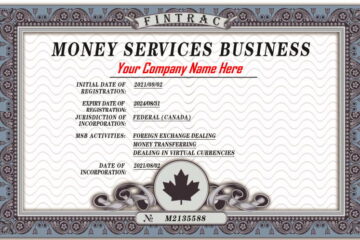 Fintrac Canada MSB certificate white