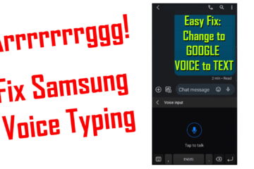 change from samsung voice to text to google voice to text arrg