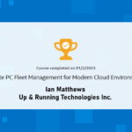 Intel Partner Certificate - pc management modern cloud