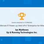 Intel Partner vPro Enterprise Certificate