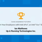 Intel Partner vPro Evo Certificate - Ian Matthews