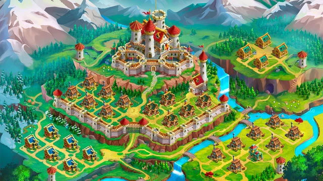 mobile gaming castle village