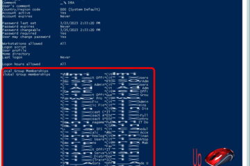 command to list what groups a user belongs to in active directory