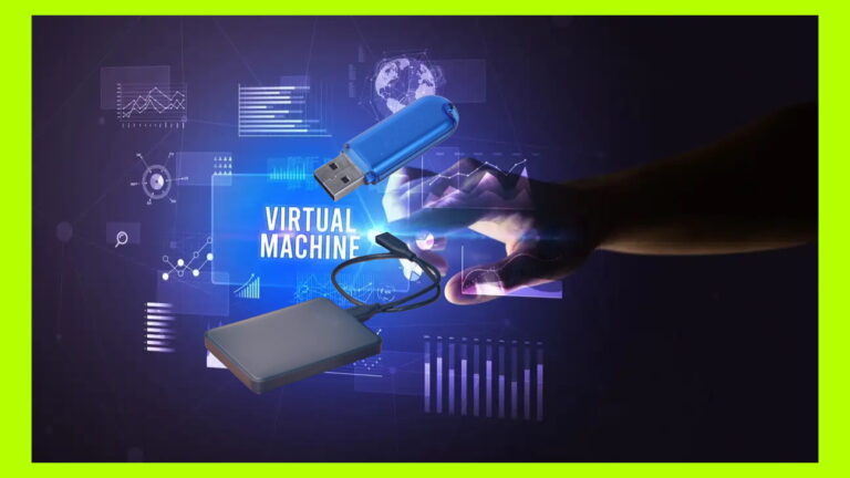 how to connect usb drive stick to hyper v virtual machine