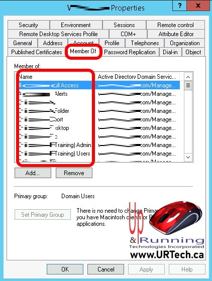 what groups a user belongs to in active directory