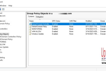 group policy management console
