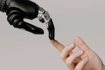 robot ai hand to human hand