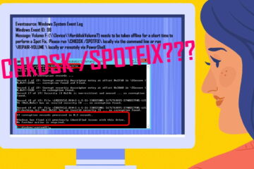 what is chkdsk spotfix