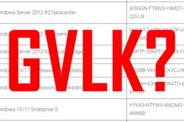 what are gvlk windows license