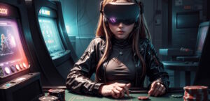 digital casino woman