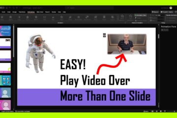 play video over more than one slide in powerpoint