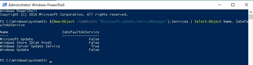 PowerShell Command to Show Where Windows Updates Are Coming From