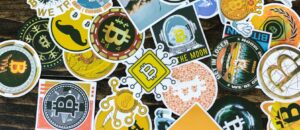 bitcoin to the moon stickers